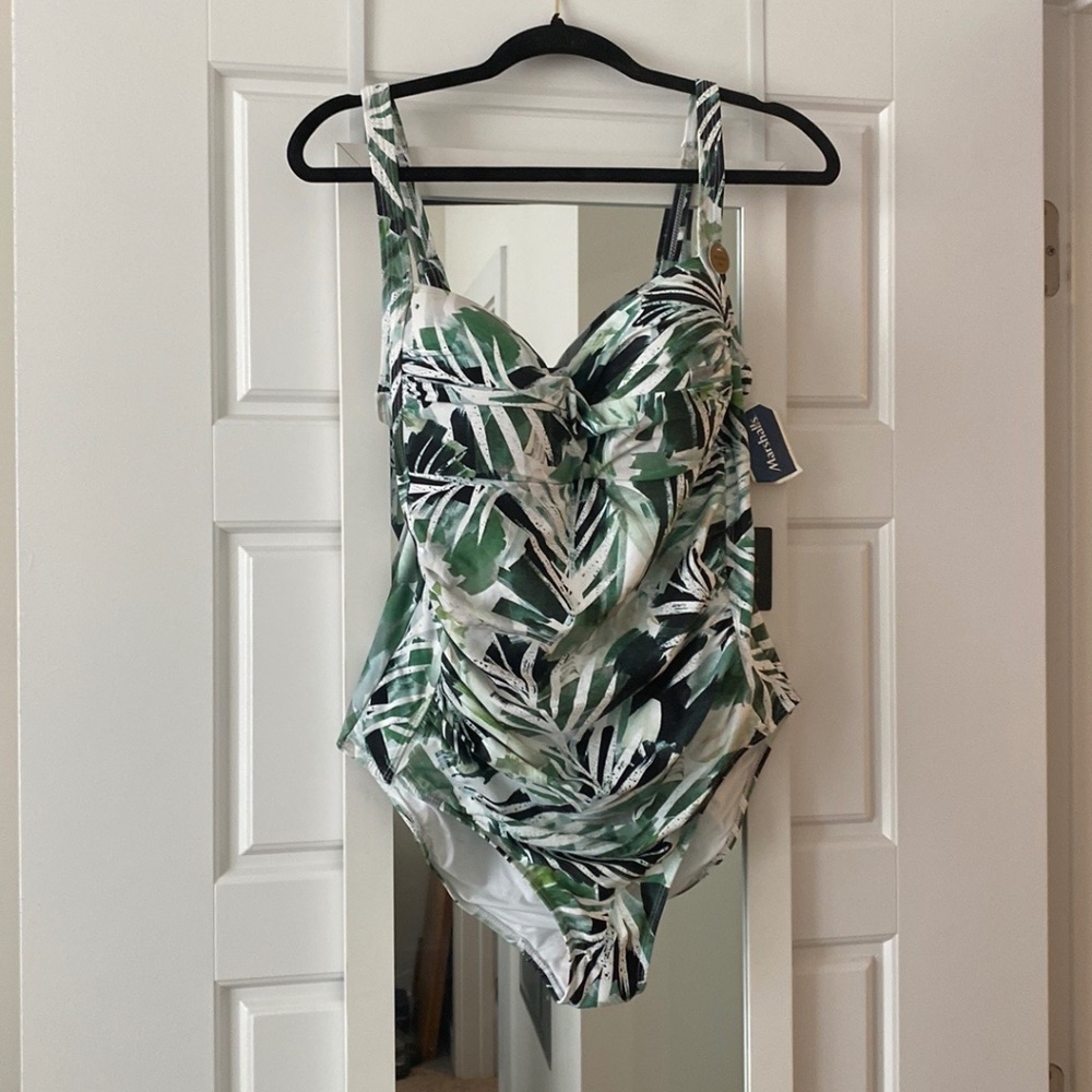 NWT One Piece Bathing Suit - Niptuck Swim - Size 12